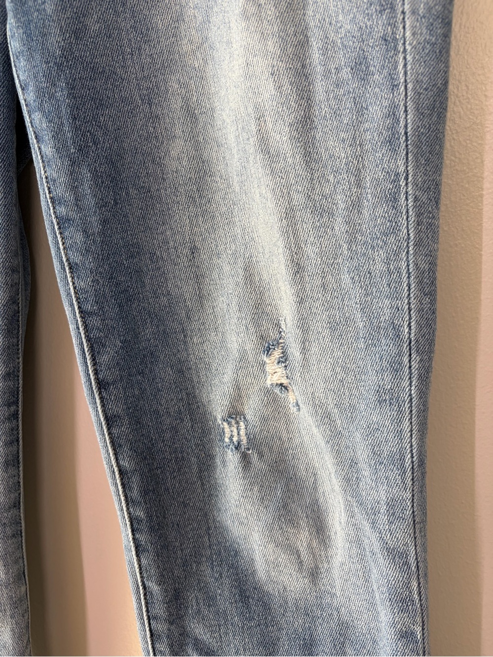 Flying Monkey High Rise Lightly Distressed Slim Crop Jeans - Picture 11 of 13